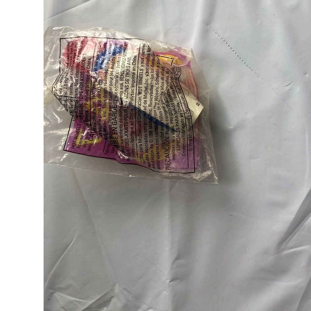 Hot Wheels Special Toys For Kids Under 3‎ Years Old Polybag 1998 McDonald's